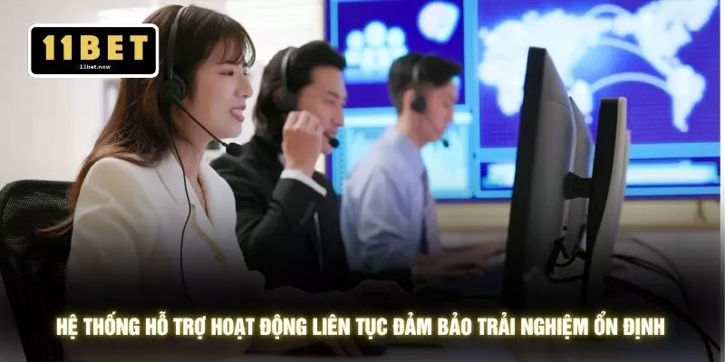Hệ thống hỗ trợ hoạt động liên tục đảm bảo trải nghiệm ổn định
