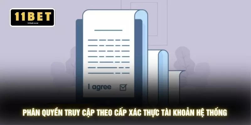 Điều khoản điều kiện 2 Phân quyền truy cập theo cấp xác thực tài khoản hệ thống