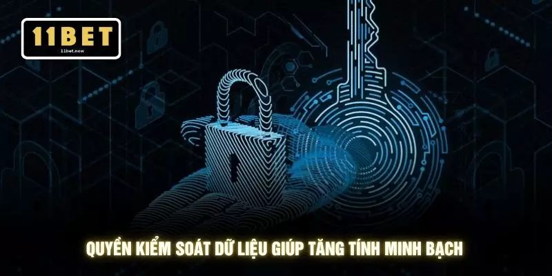 Quyền kiểm soát dữ liệu giúp tăng tính minh bạch