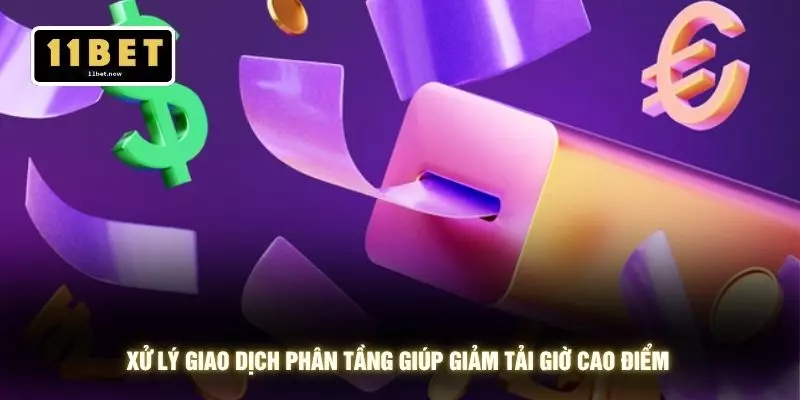 Rút tiền 11bet 2 Xử lý giao dịch phân tầng giúp giảm tải giờ cao điểm