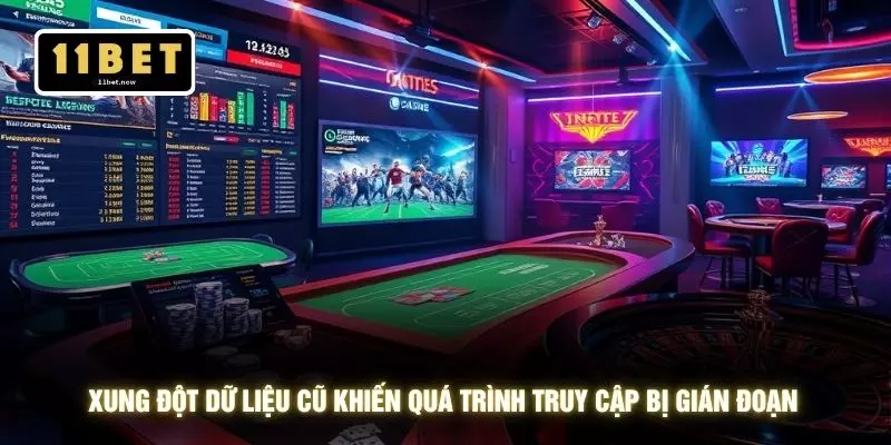 Xung đột dữ liệu cũ khiến quá trình truy cập bị gián đoạn